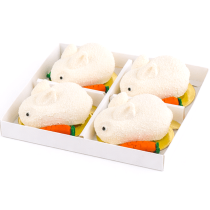 Набор муссовых пирожных "Кролики с морковкой"