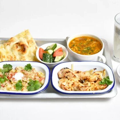 Қой еті қосылған үнді Оразы сеты.