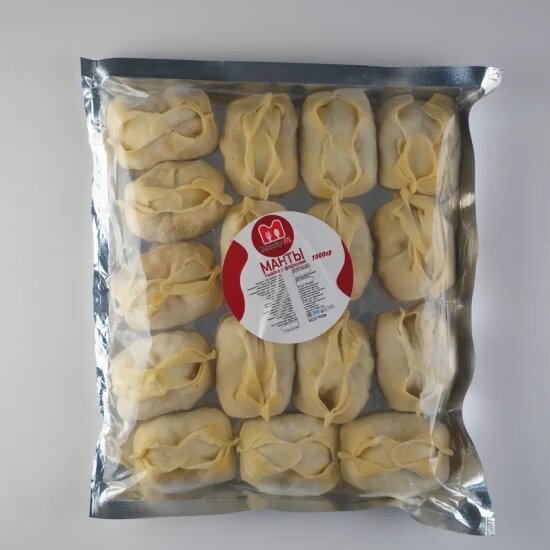 С/М Манты с мясом и тыквой/1кг(16шт)