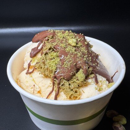 Dubai chocolate ice cream