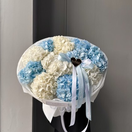 Трендовый букет из гортензий