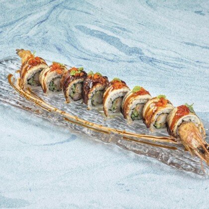 Ролл «Дракон Эби маки»