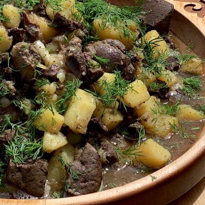 Куырдак из говядины на 15 персон