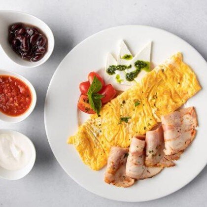 Сытный завтрак