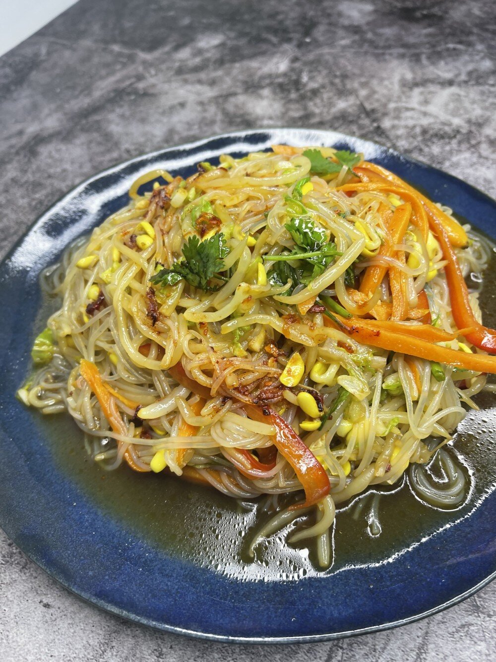 Фунчёза с пророщенными бобами