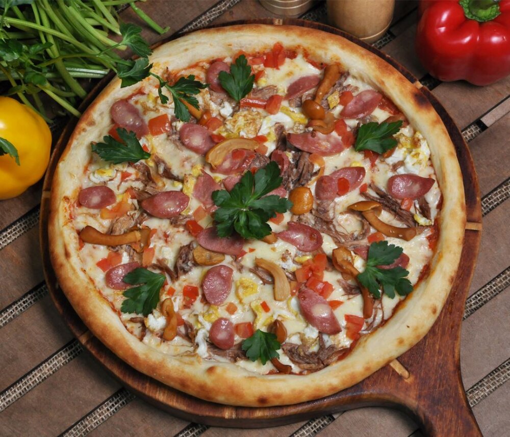 Пицца «Безумный фермер» 30 см