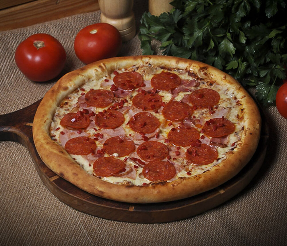 Пицца «Мясная с огоньком» 30 см