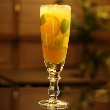 Orange ice tea