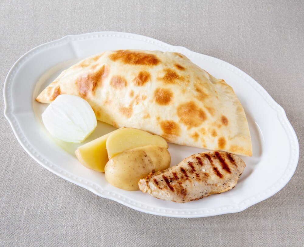 Кальцончини с курицей