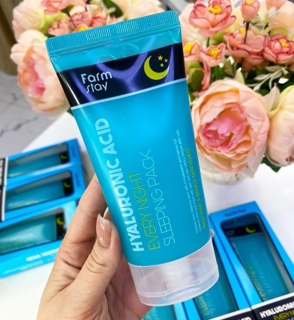 Увлажняющая ночная маска с гиалуроновой кислотой FarmStay Hyaluronic Acid Every Night Sleeping Pack