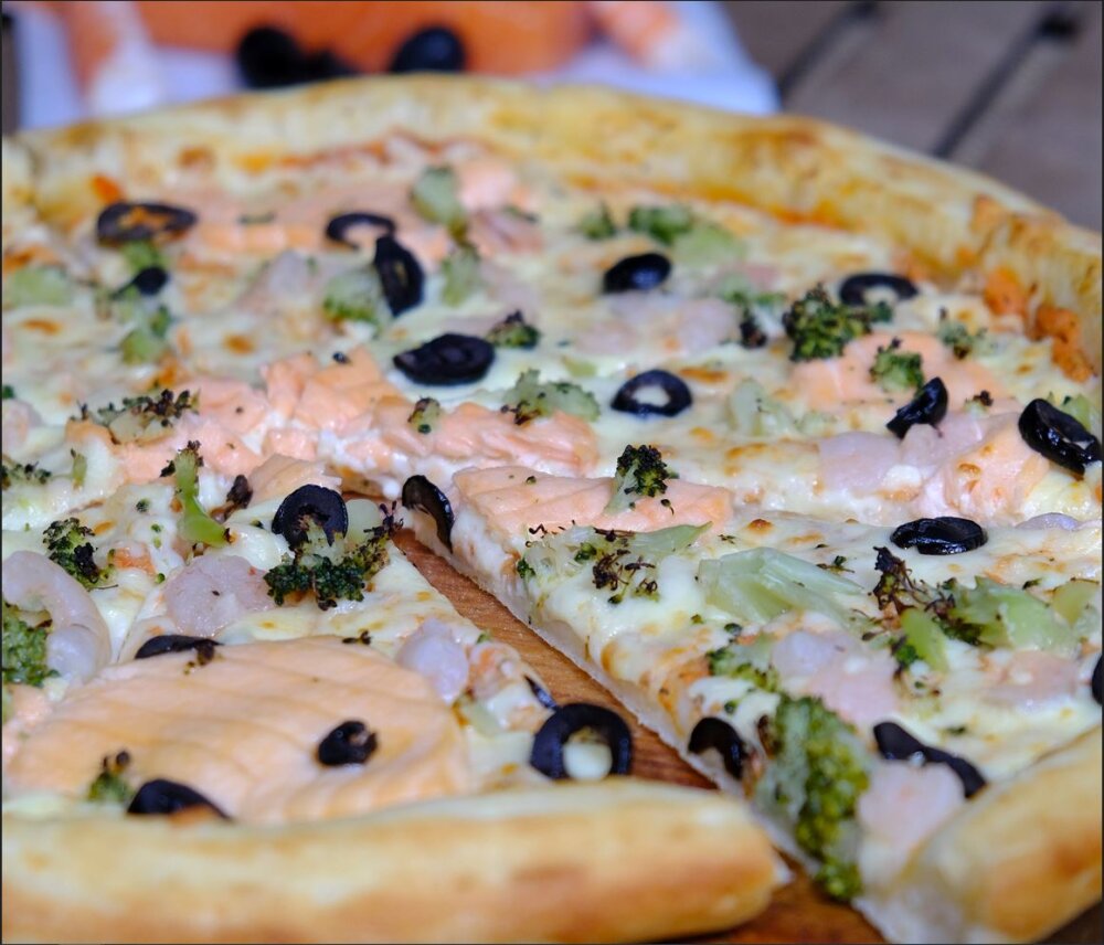 Пицца «Дары моря» (халяль) 25 см