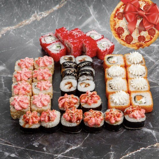 Сет № «4» 40 шт + Пицца «Пепперони»