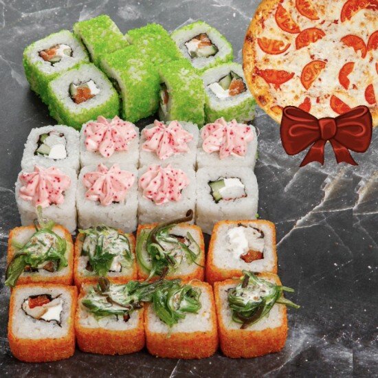 Сет № «2» 24 шт + Пицца  «Маргарита»