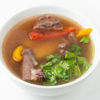 Қой етінен сорпа