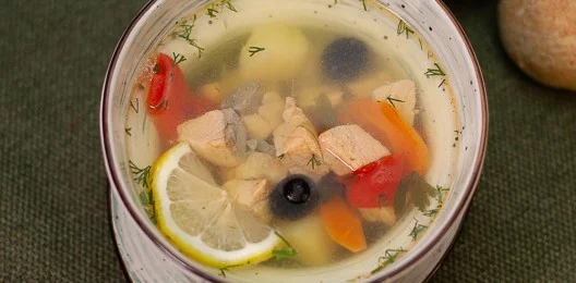 Балык шурпа из семги