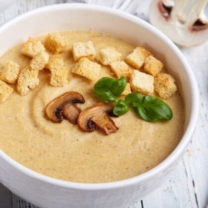 Крем-суп из шампиньонов