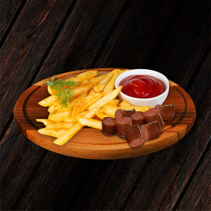 Фри с колбасками