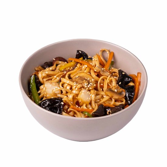 Удон с овощями в соусе теряки