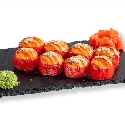 Калифорния запеченная с креветкой