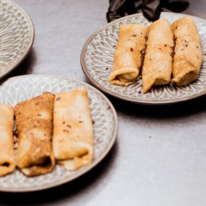 Блинчики с сыром