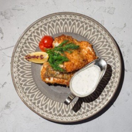 Судак жареный