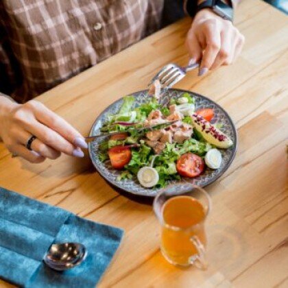 Салат с тунцом