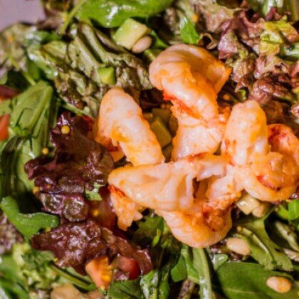 Салат с креветкой