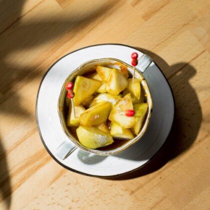 Яблочная карамель