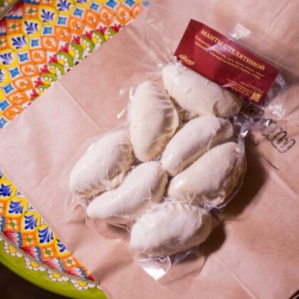Манты с телятиной