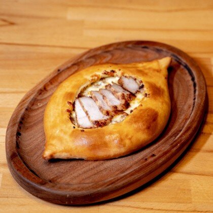 Хачапури с копченым курдюком