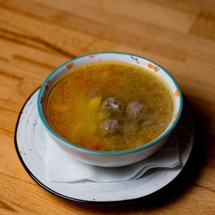 Суп с фрикадельками