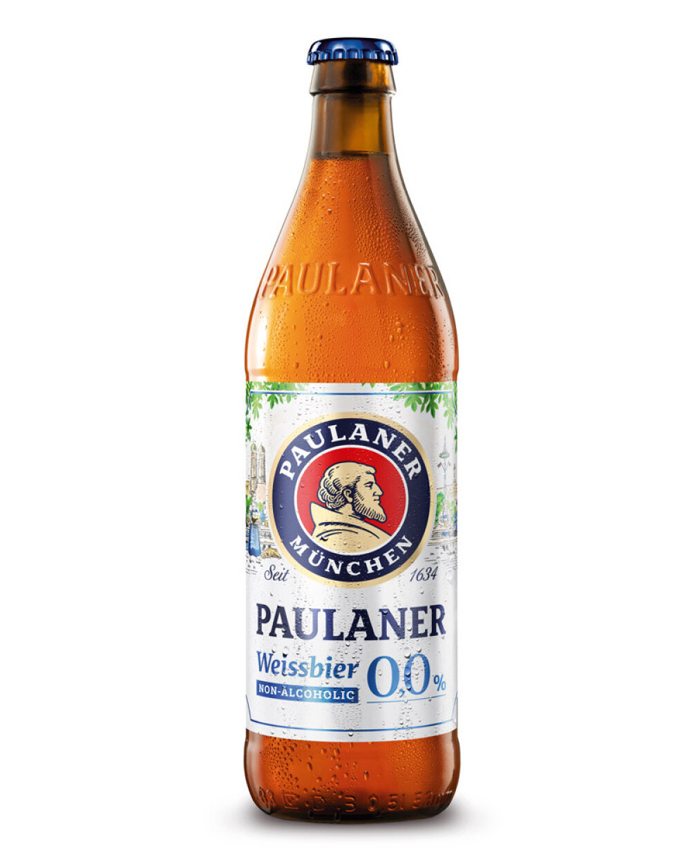 Пиво Paulaner Hefe-weissbier non-alcoholic 0,5