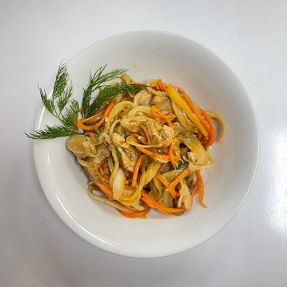 Салат «Хе» из курицы