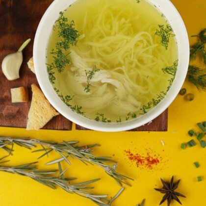 Куриная лапша