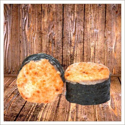 Запеченый Ролл с Лососем 8шт