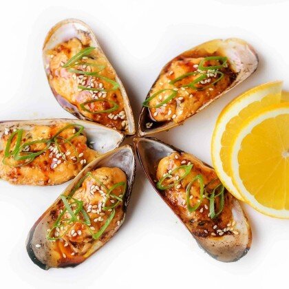 Запечённые мидии