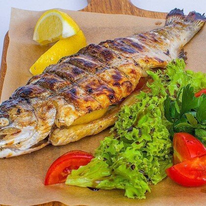 Форель на гриле