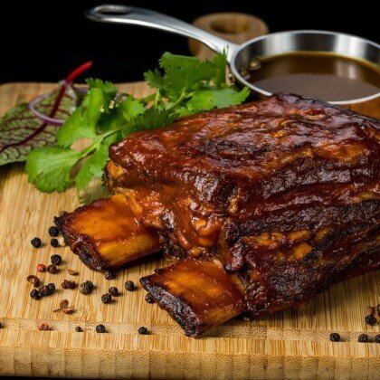 Запечённые говяжьи рёбра