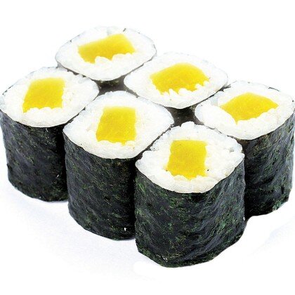 Ролл с маринованной редькой