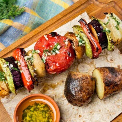 Шашлык из овощей