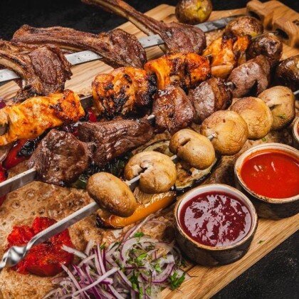 Шашлык из говяжьей вырезки