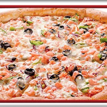 Пицца с морепродуктами