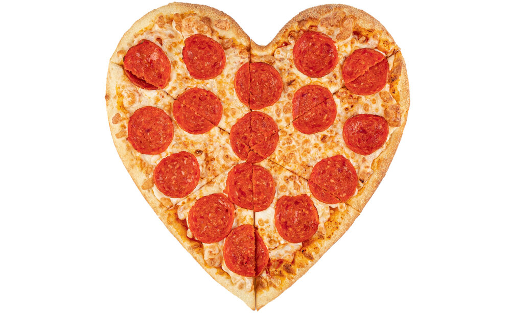 Пицца «Пепперони-Сердце»