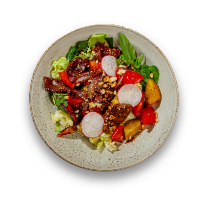 Салат с телятиной