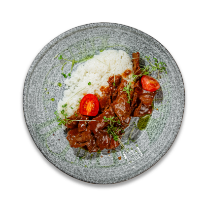 Говядина в соусе черный перец