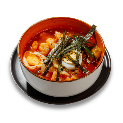 Рамен с креветками