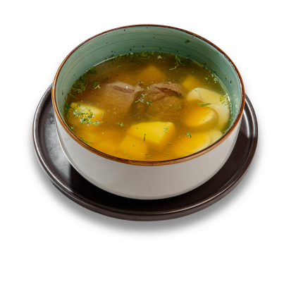 Суп с говяжим ростбифом