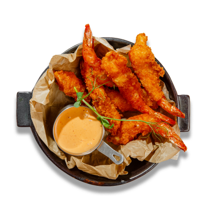 Креветки темпура