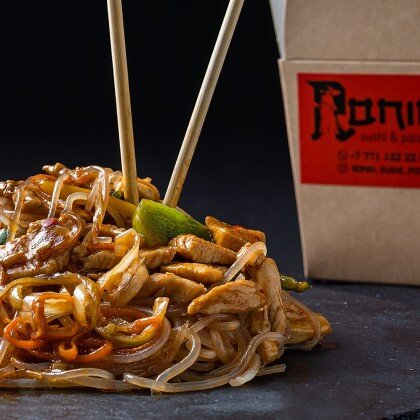 Фунчоза с курицей