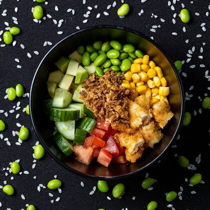 Поке с курицей